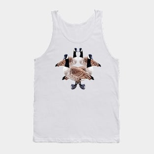 Canada geese, wildlife, gifts, graphic design, Wild Elegance Tank Top